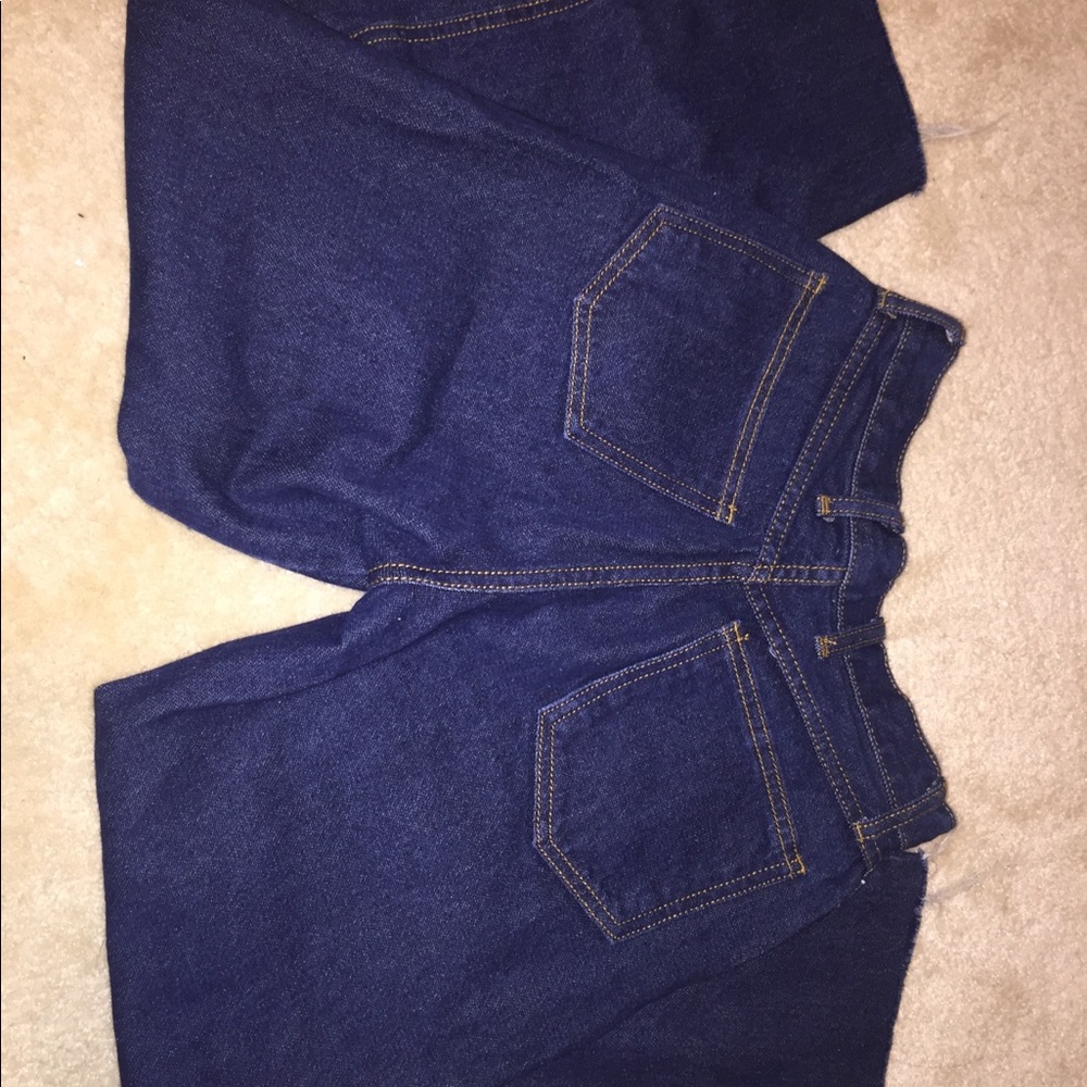 John galt dark wash mom jean